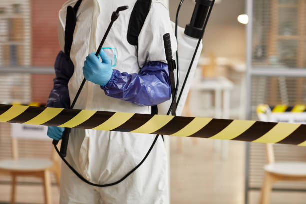 Professional Sewage Cleanup technician working in Lakemont, PA